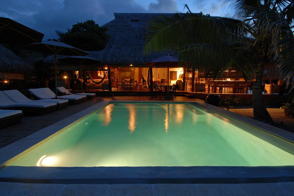 Green Lodge Moorea Temae Exteriör bild